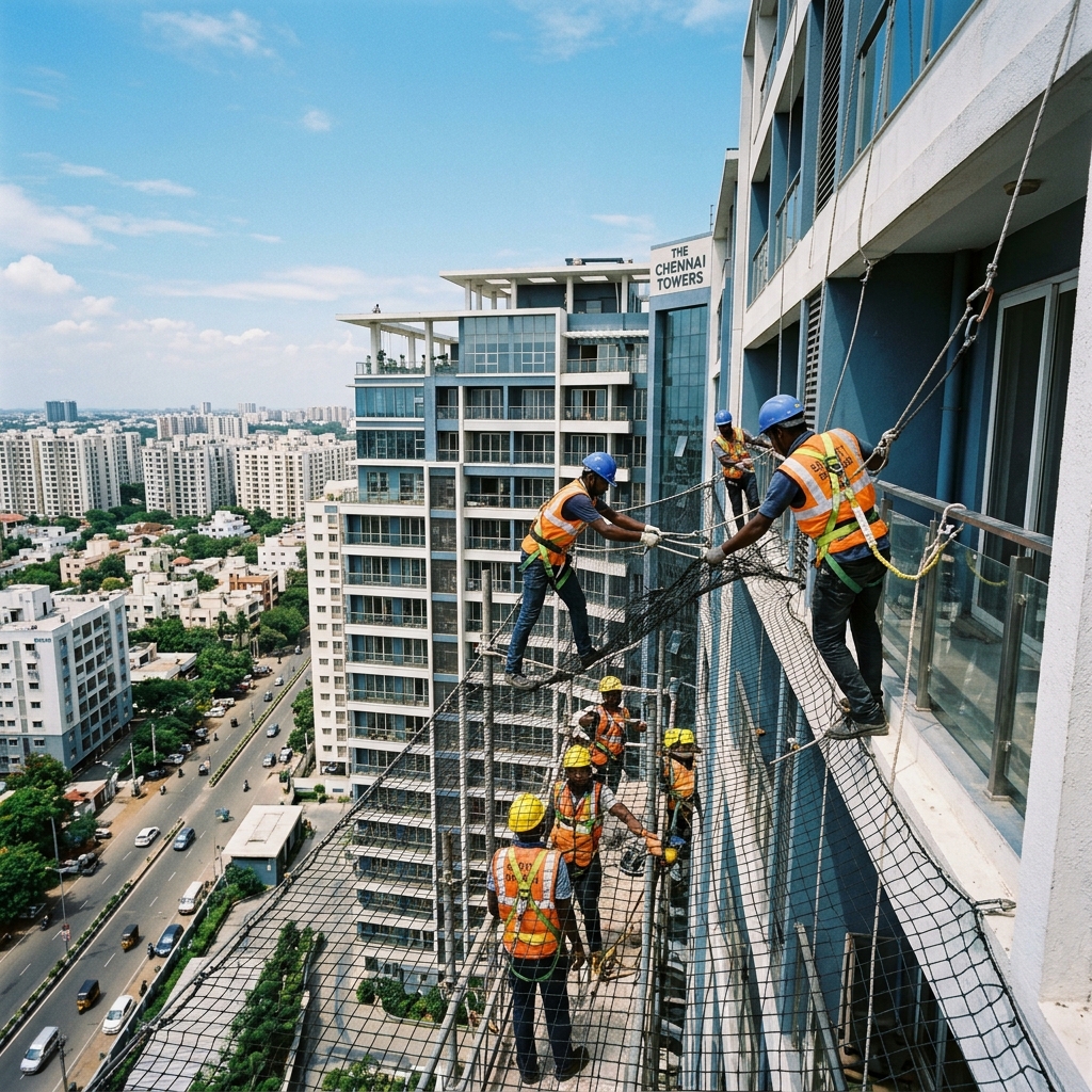 Professional Safety Net Installation Chennai